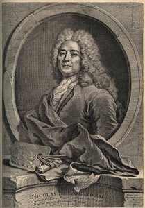 Nicolas de Largillierren (Largillier) (1656-1746) muotokuva Dupuis