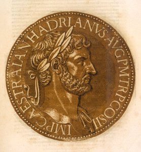 Keisari Hadrianus (väri litho) tekijältä School French