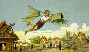 Lukkosepän lento, Le Besnier (väri litho) tekijältä School French
