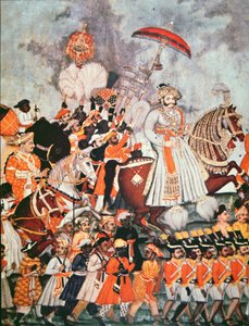 Suuri Akbar (väri litho) tekijältä School Indian