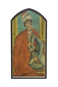 Zandin prinssi, tuntematon taiteilija (öljy kankaalle) tekijältä School Iranian