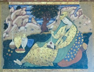 Tuoreena Chehel Sotoun Palacessa, Esfahanissa, Iranissa