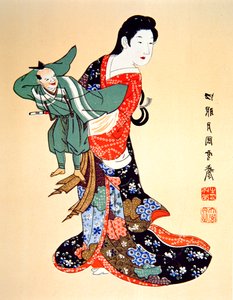 Vanhan Japanin kulttuuri - Bunraku-nukkesoittaja tekijältä School Japanese
