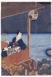 Genji (värillinen puupiirros) tekijältä School Japanese