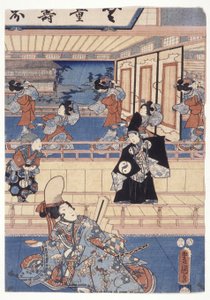 Genji (värillinen puupiirros) tekijältä School Japanese