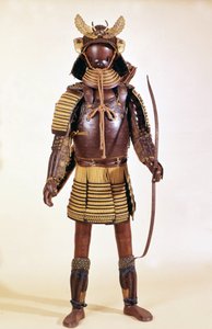 Japanilainen Samurai-panssari Ka-Ga, 1500-luvun loppu tekijältä Japanese School