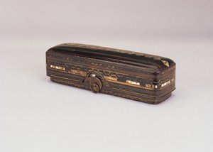 Pieni Namban-laatikko ja kansi, 1500-luvun loppu - 1600-luvun alku (lakka) tekijältä Japanese School