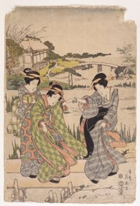 Nimetön (värillinen puupiirros) tekijältä School Japanese