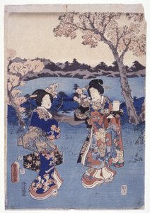 Nimetön (värillinen puupiirros) tekijältä School Japanese