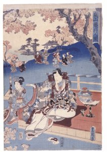 Nimetön (värillinen puupiirros) tekijältä School Japanese