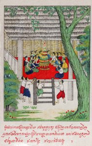 Suvana Sama Jakata. (kaiverrus, n. 1910) tekijältä School Laotian