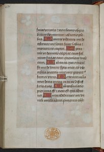 Kings 9, f.232v, tuntikirja, Sarumin käyttö ("Anne Boleynin tuntikirja") (pergamentti). tekijältä School Netherlandish