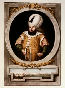 Ottomaanien valtakunta: Muotokuva sulttaani Mehmet (Mehmed) III (1566-1603) Topkapi Sarayi Istanbulin pienoiskirjasto
