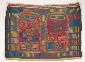 Painel de camisa (mola), Povo Kuna, Ilhas San Blas, c.1950 (algodão aplicado) finlandês