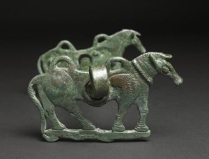 Horse Bit, mahdollisesti 9.-7. vuosisadalla eKr., Iran (pronssi) (katso myös 113753) tekijältä School Persian