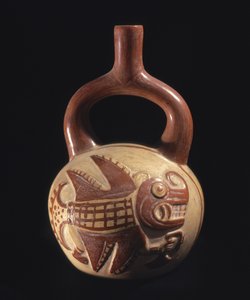 Kalamaljakko, Mochica, 200-800AD, (keraaminen)