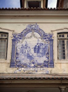Pedro Alvares Cabral (1467/8 - noin 1520) löysi Brasilian vuonna 1500. Laatat Lissabonin ympäristössä.