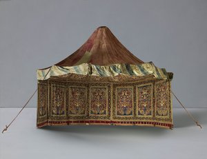 Muhammad Shahille tehty kuninkaallinen teltta (hallinnassa 1834-48)