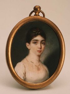 Muotokuva Darja Mihailovna Opochininasta (1788-1854) tekijältä School Russian