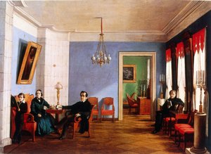Batinieva-perhe asunnossaan Moskovassa tekijältä School Russian