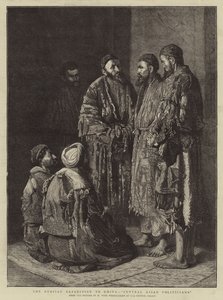 Venäjän retkikunta Khivaan, "Keski-Aasian poliitikot" (kaiverrus) tekijältä School Russian