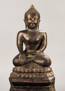 Buddha-kuva Ayutthaya-kaudelta (pronssi)
