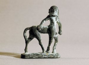 Iberialainen taide: kentaurin veistos 6.-4. vuosisadalla eKr. (pronssi)