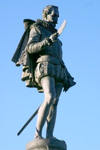 Miguel de Cervantesin (1547-1616) patsas (marmori)