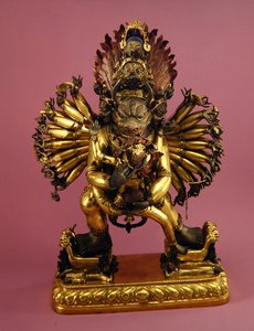 Dharmapala (kullattua pronssia) tekijältä School Tibetan