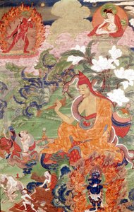 Taikuri Abhayakava Bengalista, Tiibetin Thai-Ka, Musée Guimet, Pariisi tekijältä School Tibetan