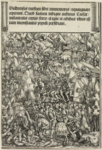 Toinen sota Gueldresissä Maximilian I:n riemukaaresta tekijältä School of Albrecht Dürer