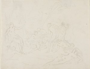 Diana ja Callisto tekijältä School of Nicolas Poussin