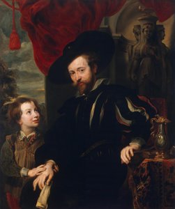 Muotokuva Rubensista poikansa Albertin kanssa (kopio kadonneesta alkuperäisestä 1610 -luvun lopulta)