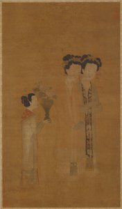 Hovin naiset ja palvelijat, Ming-dynastia, 1500-luku. tekijältä School of Tang Yin