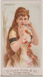 Jews Harp, Musical Instruments -sarjasta N82 Duke-tuotemerkin savukkeille, 1888, 1888.