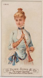 Oboe, Musical Instruments -sarjan N82 Duke-tuotemerkin savukkeille, 1888, 1888.