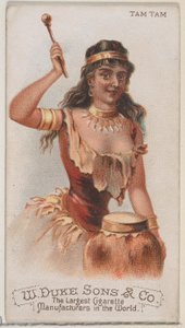 Tam Tam, Musical Instruments -sarjasta N82 Duke-tuotemerkin savukkeille, 1888, 1888.