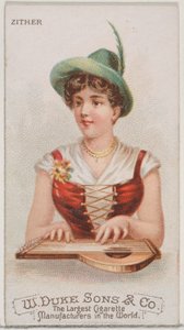 Sitra, Musical Instruments -sarjasta N82 Duke-tuotemerkin savukkeille, 1888, 1888. tekijältä Schumacher and Ettlinger
