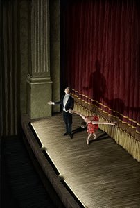 Kuninkaallinen perhe, 2015 (raaputusalusta, väritetty digitaalisesti) tekijältä Scott McKowen