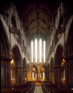 Goottilainen taide: näkymä Glasgow