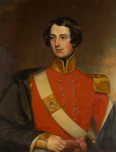 Poni vakaassa sisustuksessa (öljy kankaalle) tekijältä Scottish School