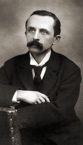 J.M.Barrien muotokuva, c1890 (Seepiavalokuva)