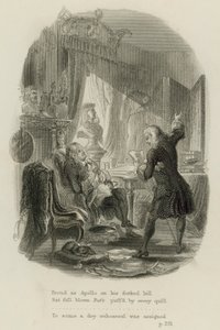 Kohtaus kirjeestä tohtori Arbuthnotille, kirjoittanut Alexander Pope (kaiverrus) tekijältä Scottish School