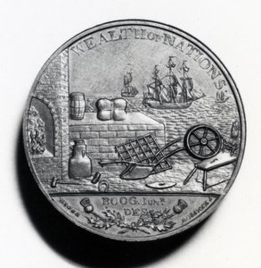Scottish Penny muistelee Adam Smithiä (kääntöpuoli), 1797 (kupari) (kääntöpuoli, katso XJF448269)