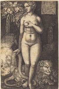 Eve seisomassa tekijältä Sebald Beham