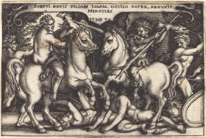 Hercules ja Iole tekijältä Sebald Beham