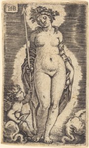 Venus ja Cupid tekijältä Sebald Beham