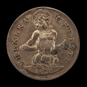 Surujen mies [kääntöpuoli], 1631. tekijältä Sebastian Dadler