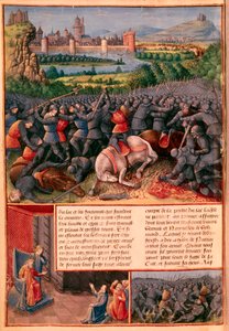 Kohtauksia ensimmäisestä ristiretkestä, 1096-1099 c1490 tekijältä Sebastian Marmoret