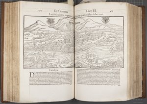 Cosmographia, Fol 470-471, 1544 tekijältä Sebastian Munster